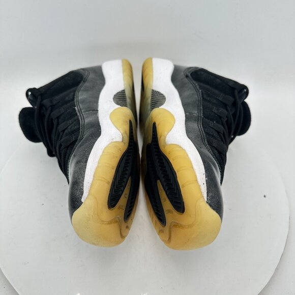 Nike Air Jordan 11 Retro Low Youth Size 7Y Women 8.5 528896-010 Baron Black Shoe - Picture 7 of 11